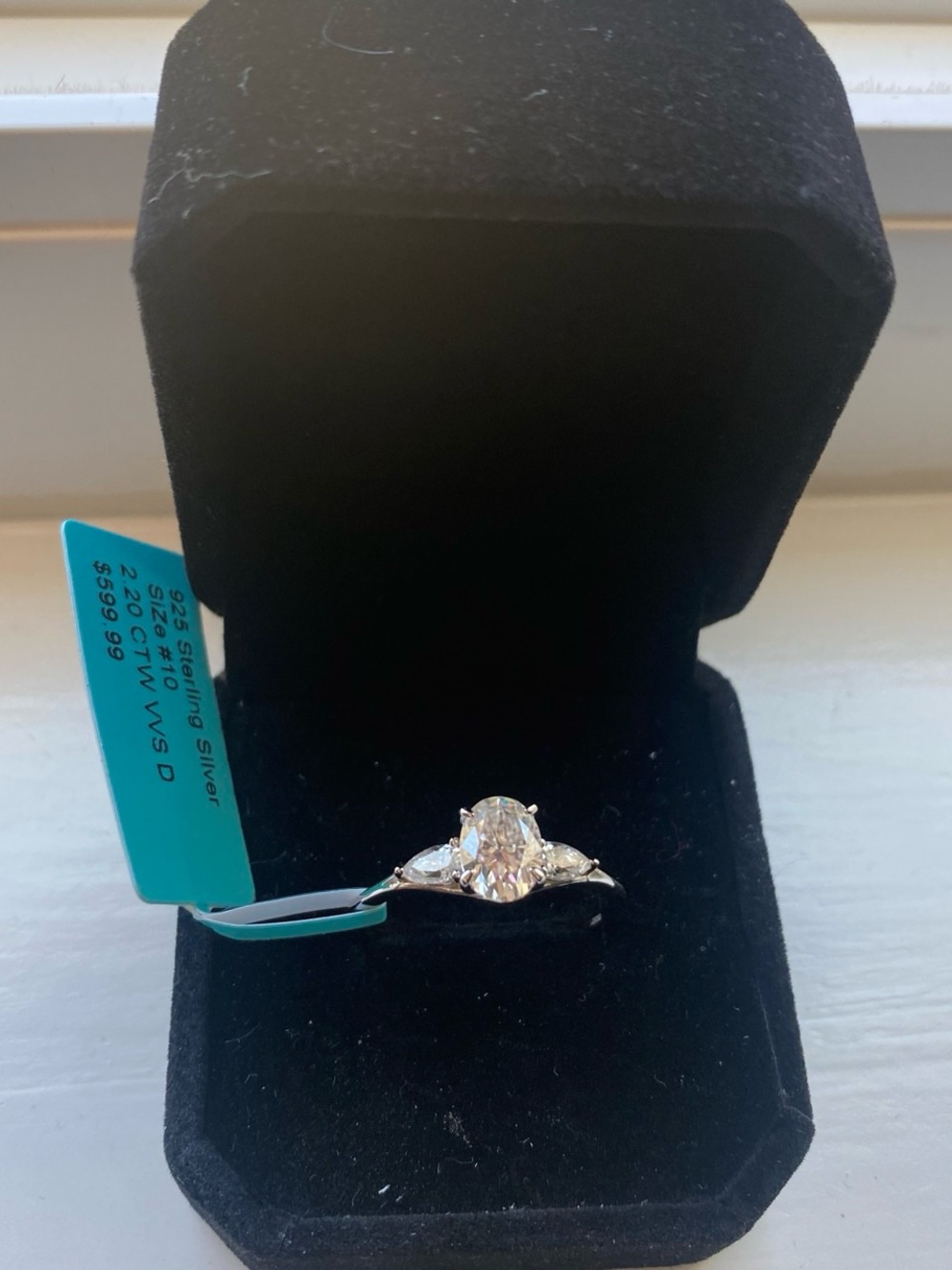 Past Present Future Oval Ring Size 10